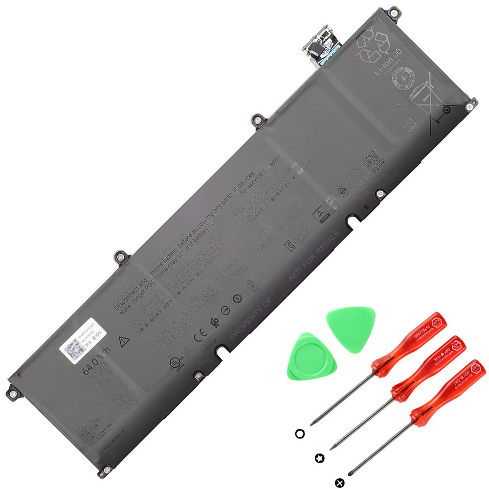 Dell 0P63GC P63GC 20HK2 Batterier Original 4102mAh 64Wh