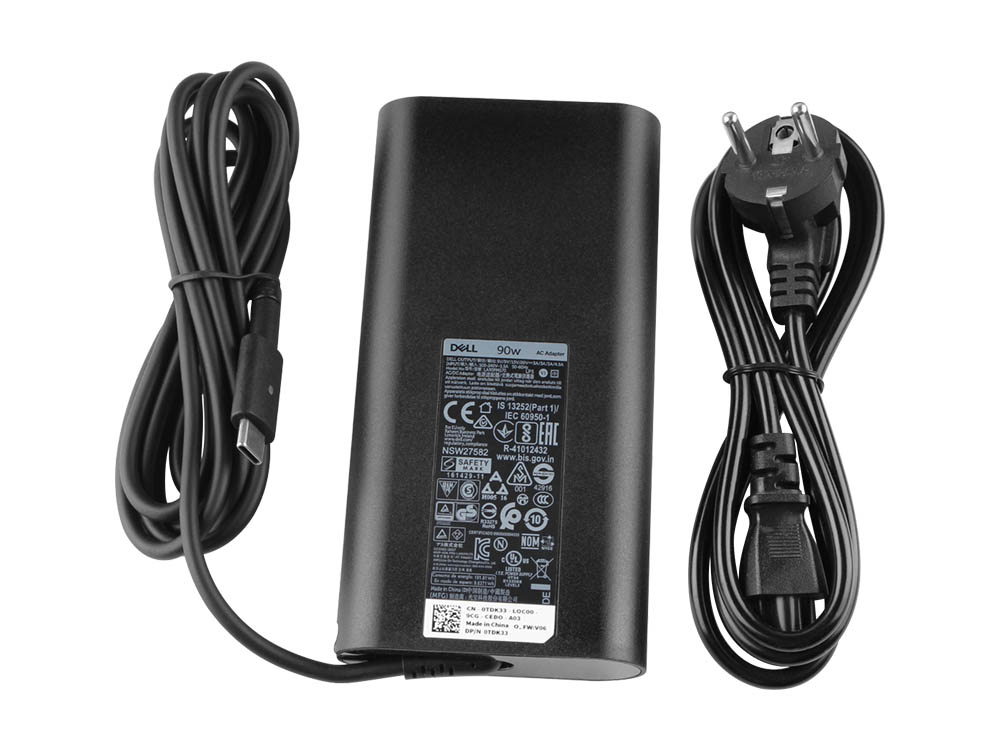 90W Dell P73F P73F001 AC Adapter Laddare