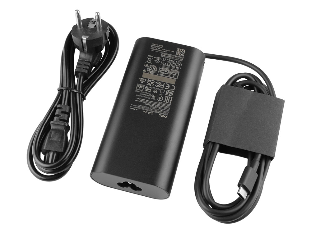 Dell 16S DS16260 GaN Laddare AC Adapter Original 100W USB-C + Kabel