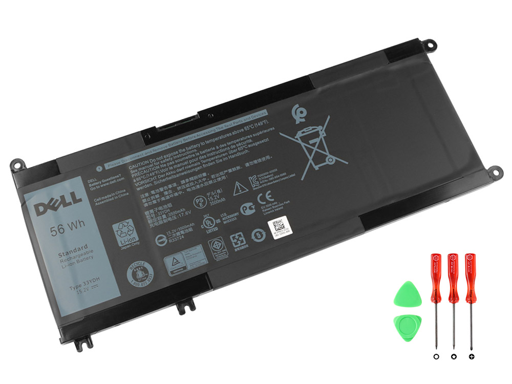 56Wh Original Batterier Dell Inspiron 17 7773 P30E001