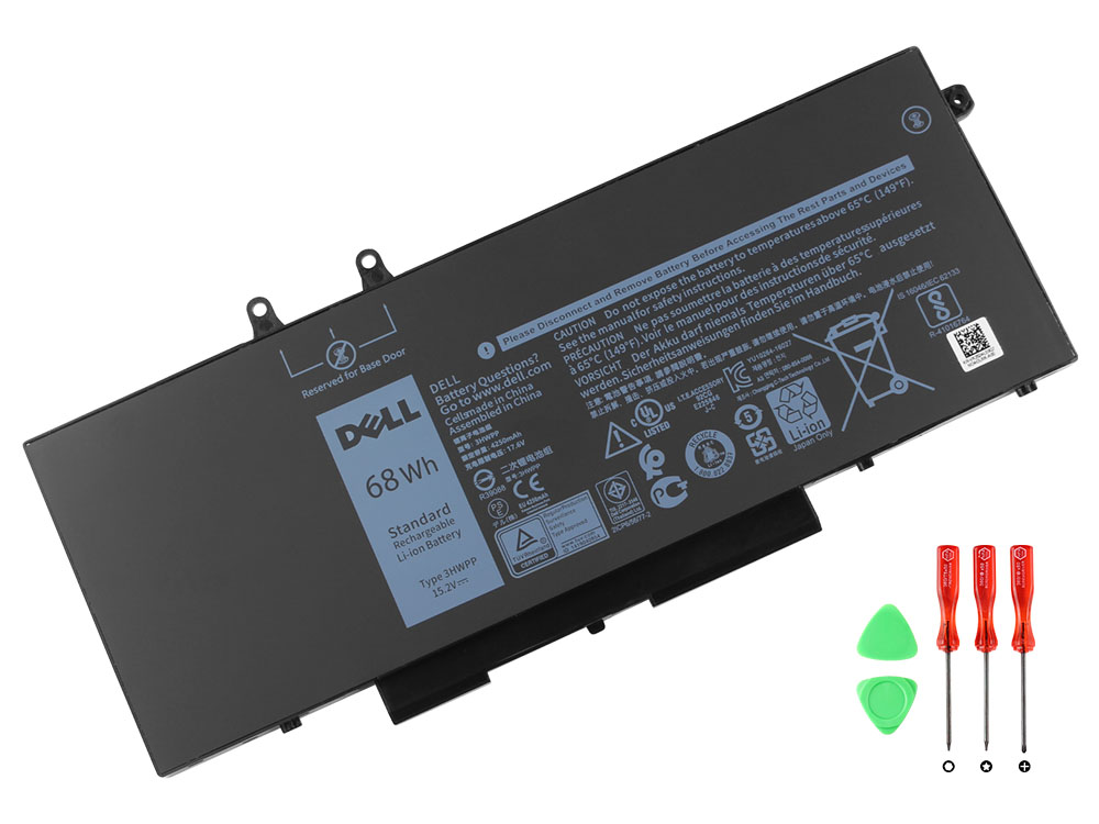 Original 4250mAh 68Wh Dell Latitude 15 (5501-DJM4N) Batterier