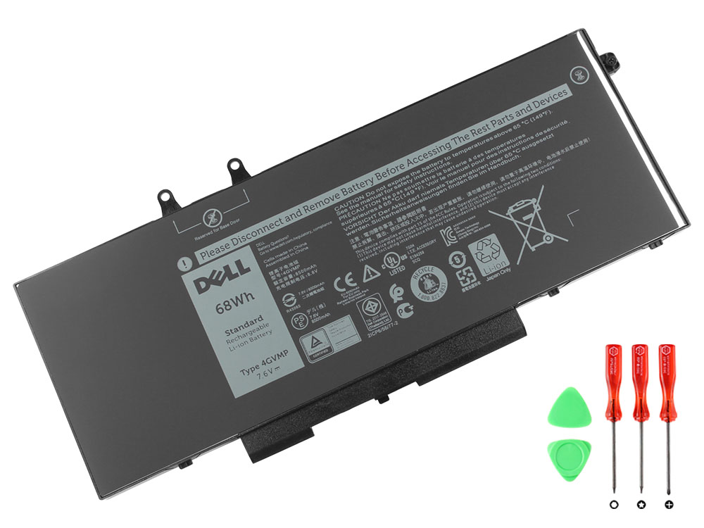 Dell Inspiron 15 7590 2-in-1 Batterier Original 8500mAh 68Wh