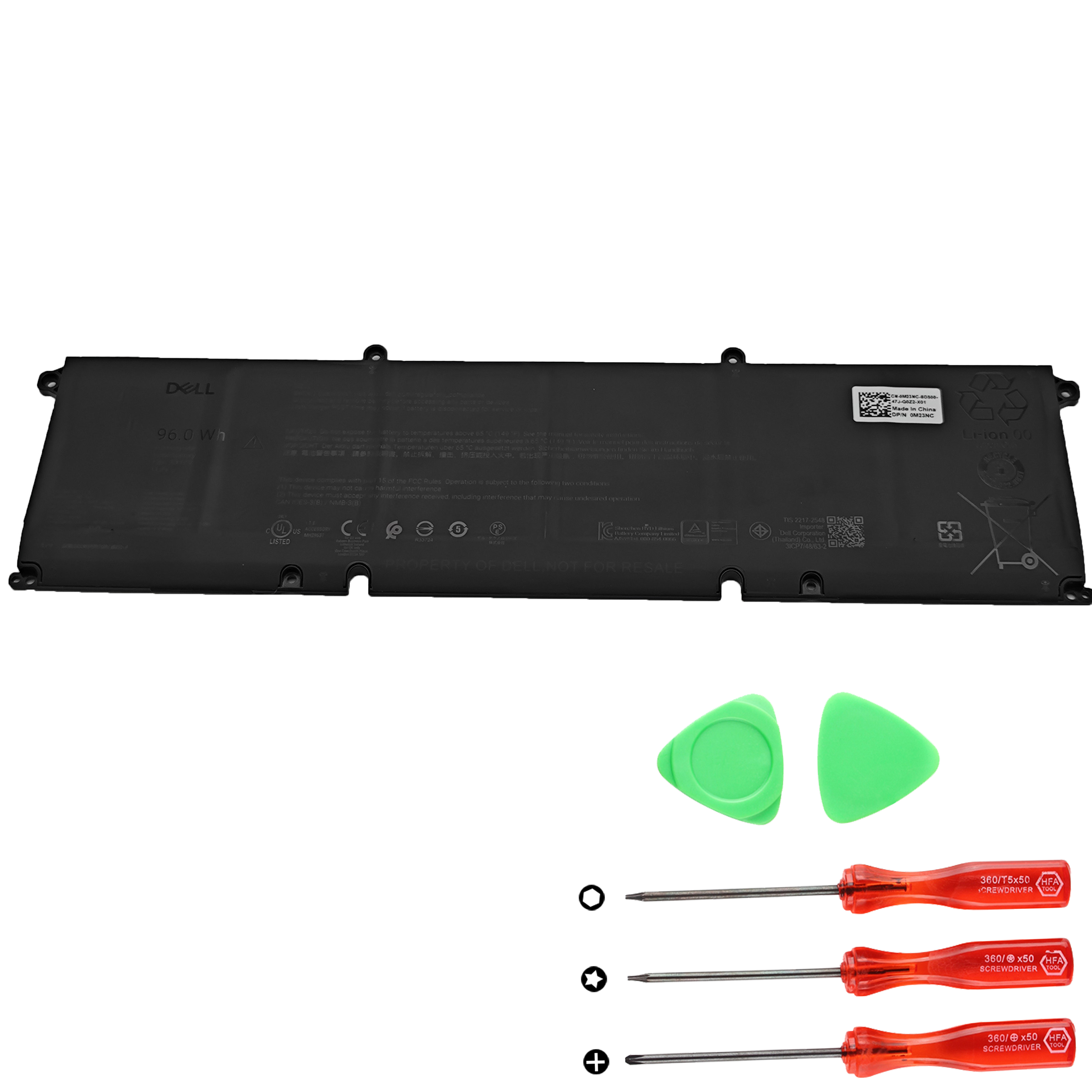 Dell Alienware 16 Area-51 AA16250 Batterier Original 8205mAh 96Wh