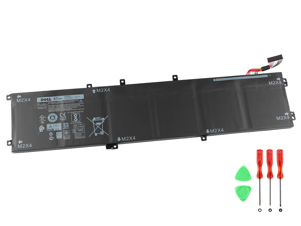 Original 97Wh Batterier Dell Inspiron 7501 P102F003