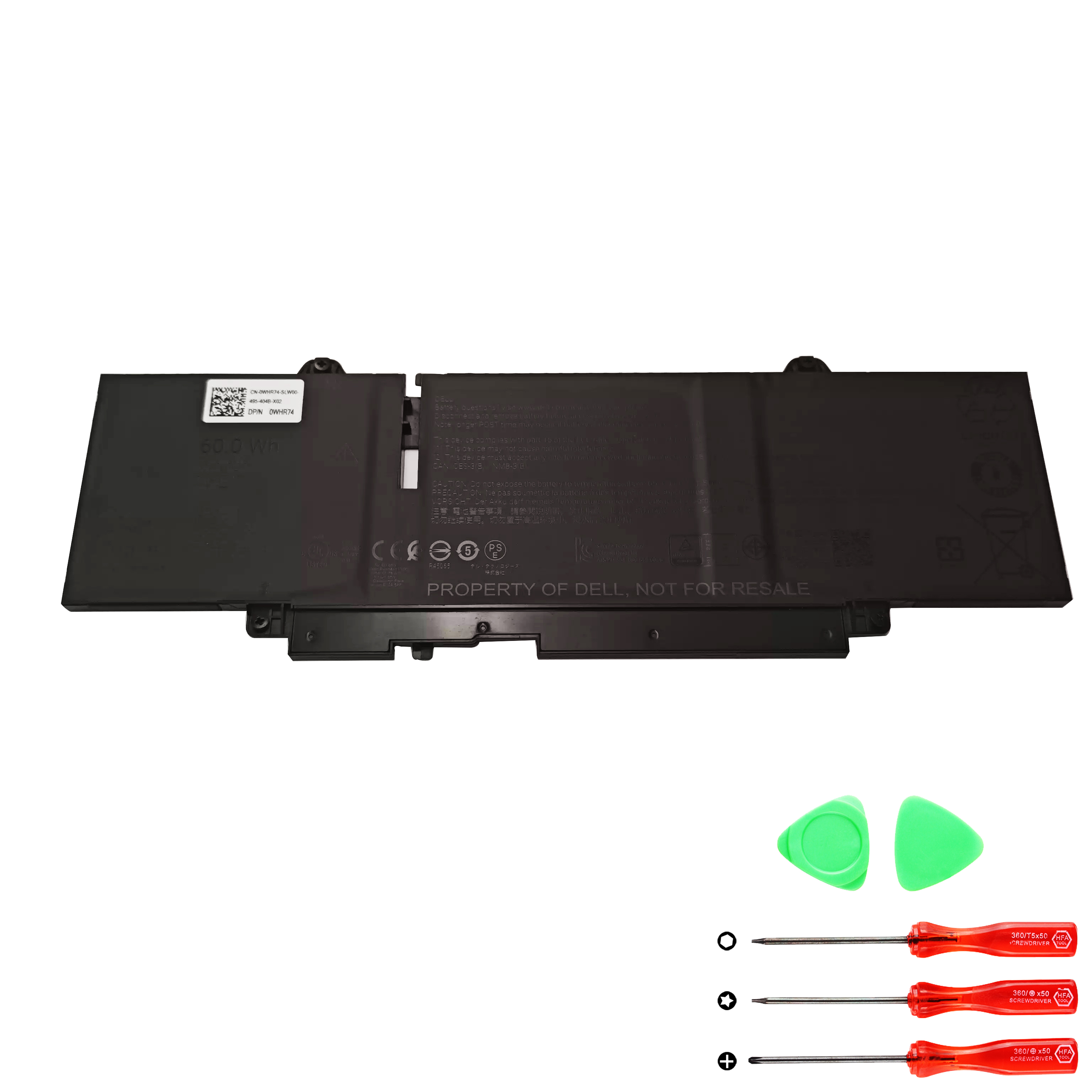 Dell 03MNJR 3MNJR 8FKK7 Batterier Original 5128mAh 60Wh