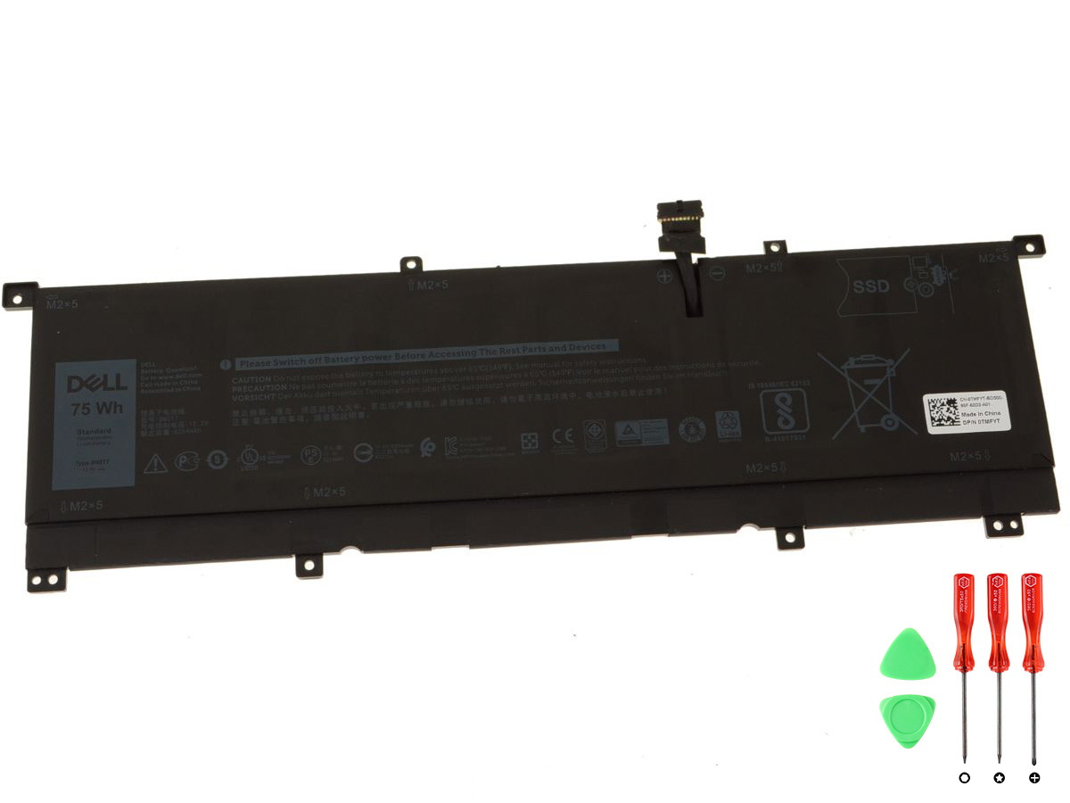75Wh Original Batterier Dell 8N0T7