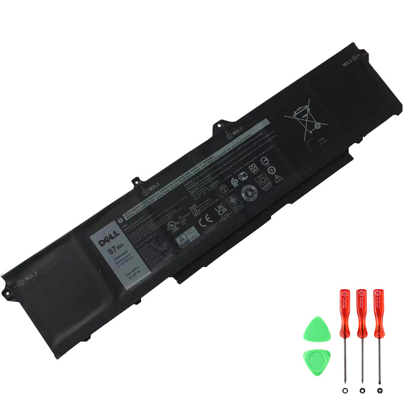 Original 8071mAh 97Wh Dell Alienware m17 R5-nawm17r5a01 (DDR5) Batterier