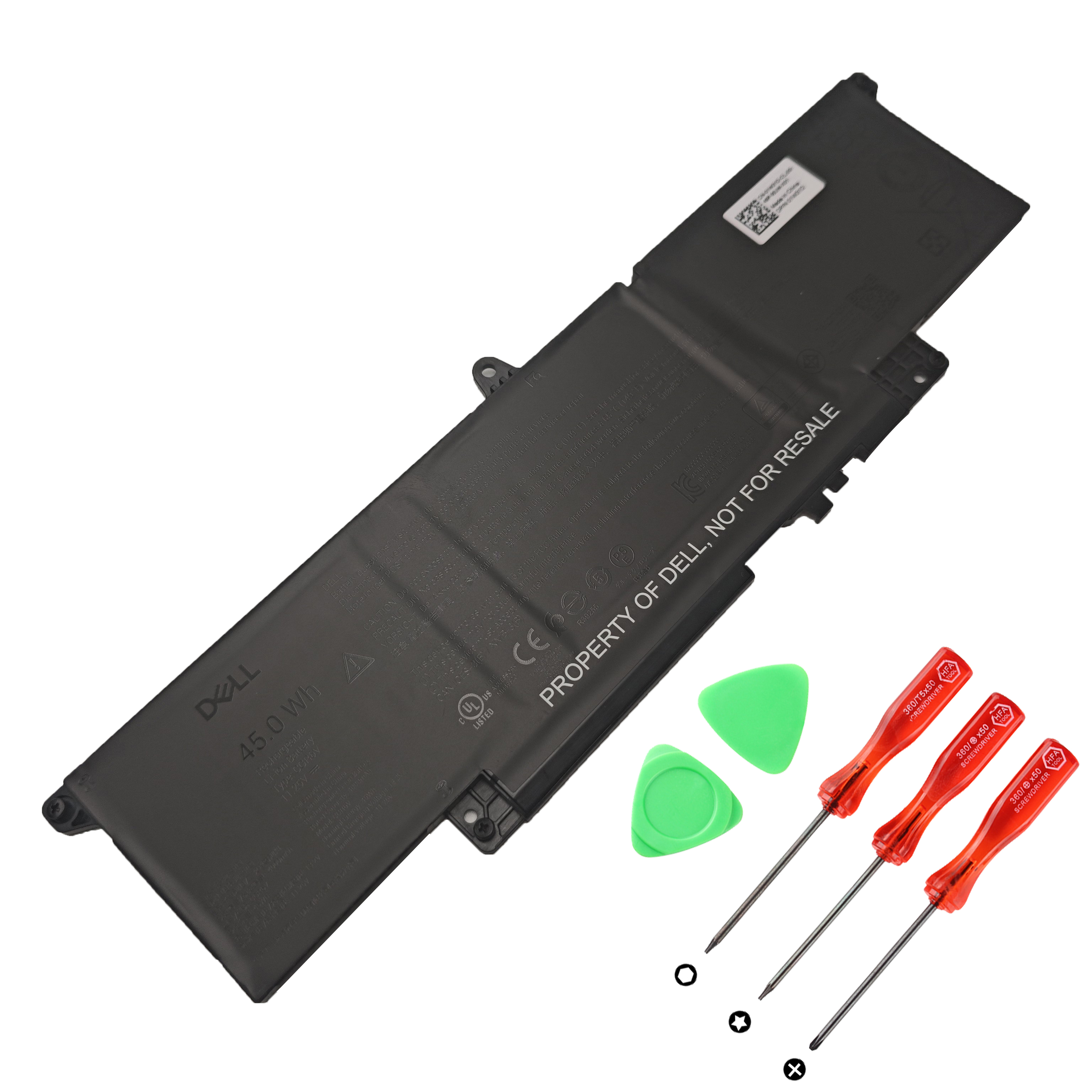 Dell 001W6F 01W6F Batterier Original 4000mAh 45Wh