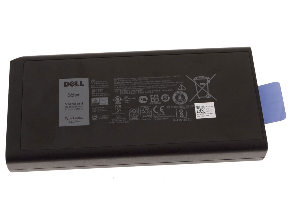 Original 65Wh Batterier Dell CJ2K1 0CJ2K1 80D45 080D45