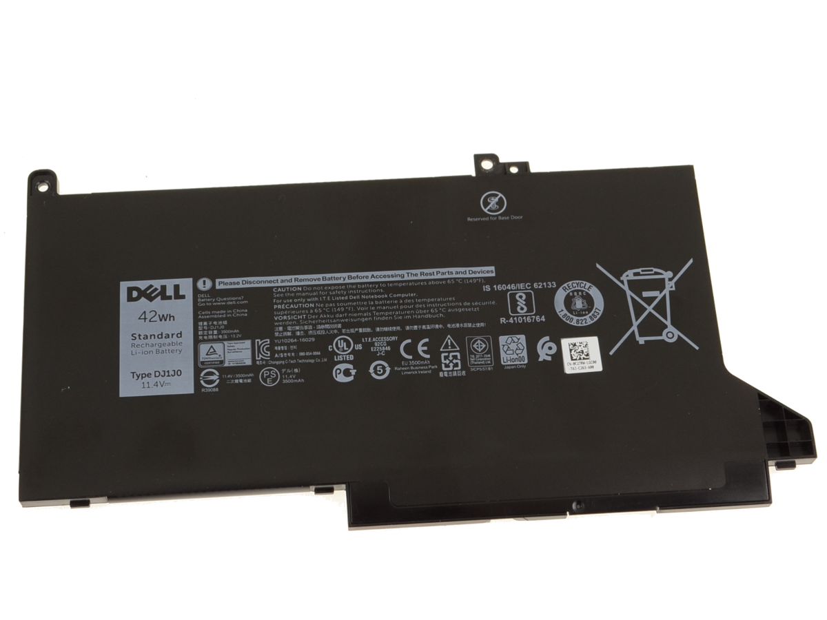 Original 3600mAh 42Wh Dell Latitude 12 (7280-KHY0C) Batterier