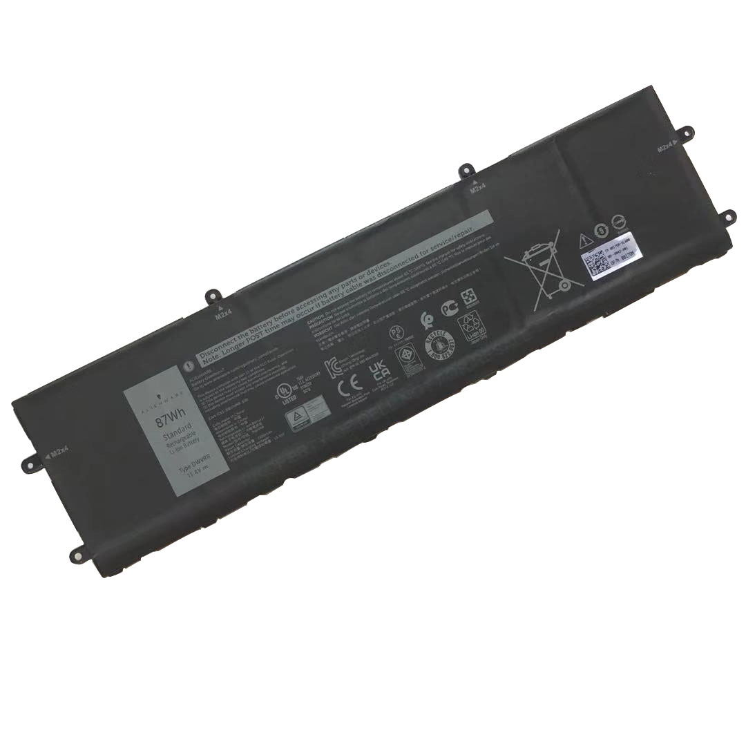 Original 7250mAh 87Wh Dell Alienware x15 R1 (JH85R) Batterier