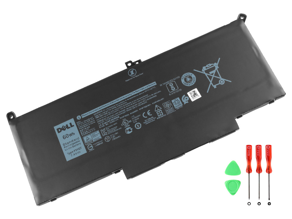 60Wh Original Batterier Dell F3YGT 0F3YGT 2X39G