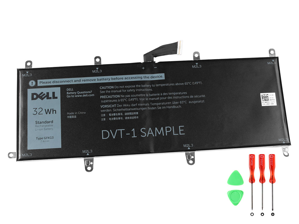 Original 32Wh Batterier Dell GFKG3 0GFKG3 WH96V VN25R 10Pin