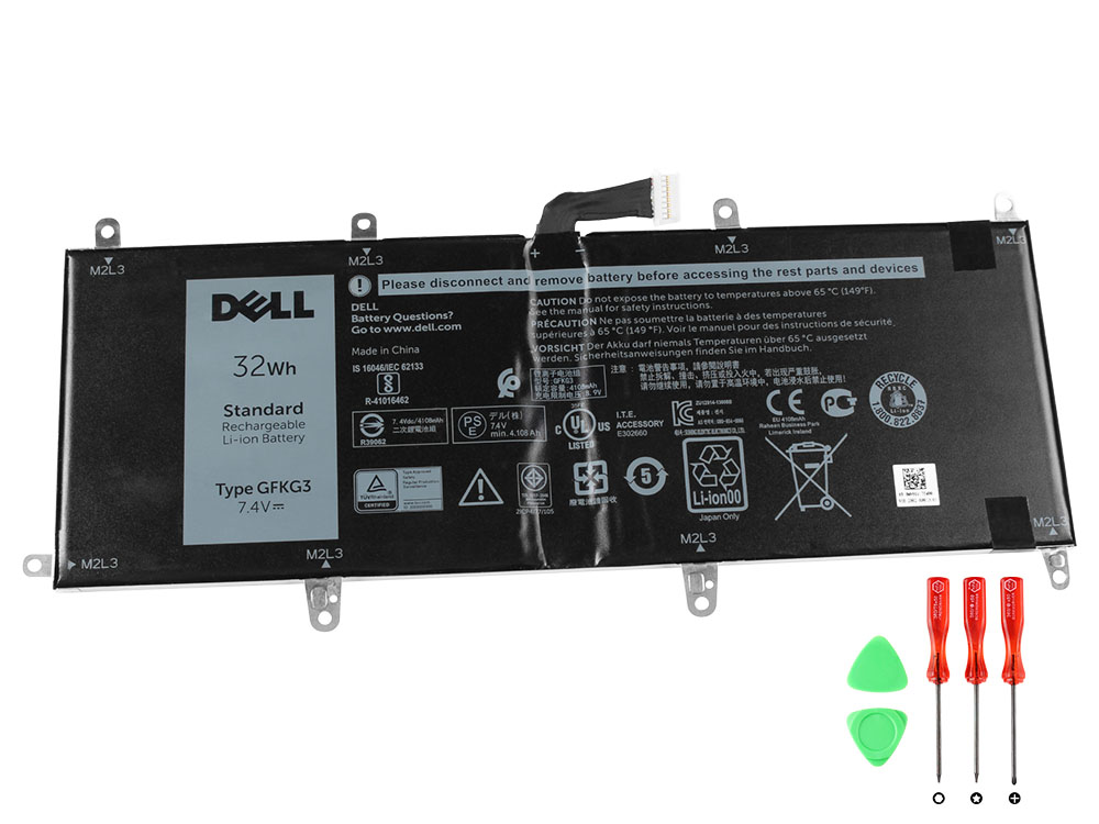 Original 32Wh Batterier Dell GFKG3 0GFKG3 WH96V VN25R