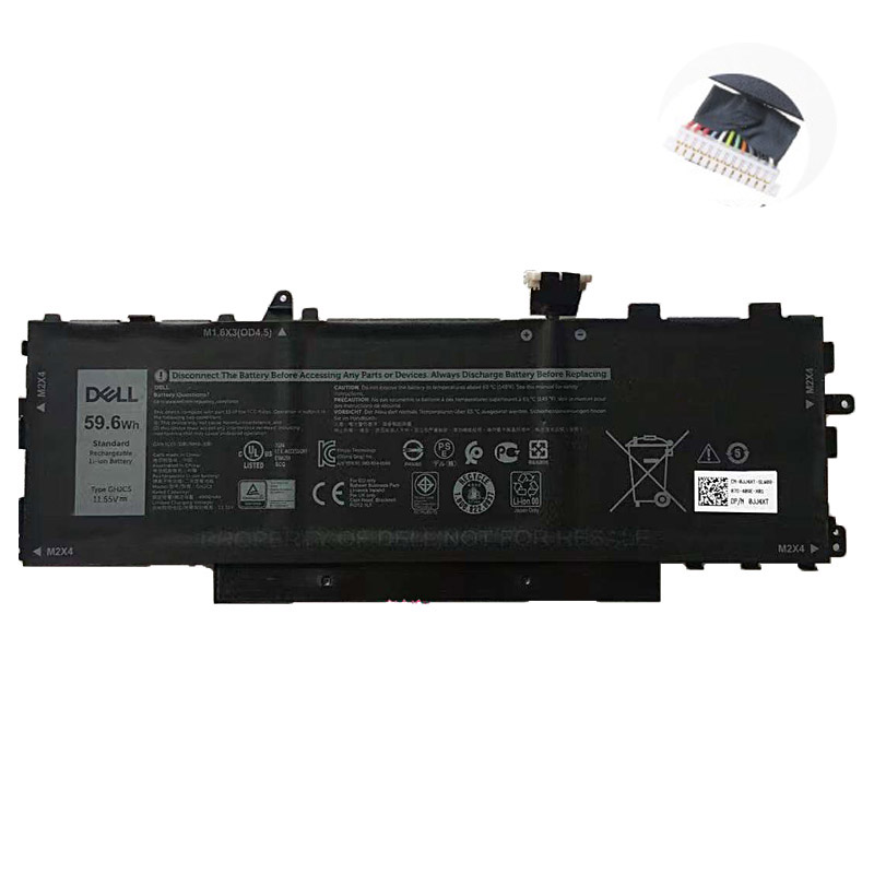 Original 4900mAh 59.6Wh Dell Latitude 14 2in1 (9430-3XJC4) Batterier