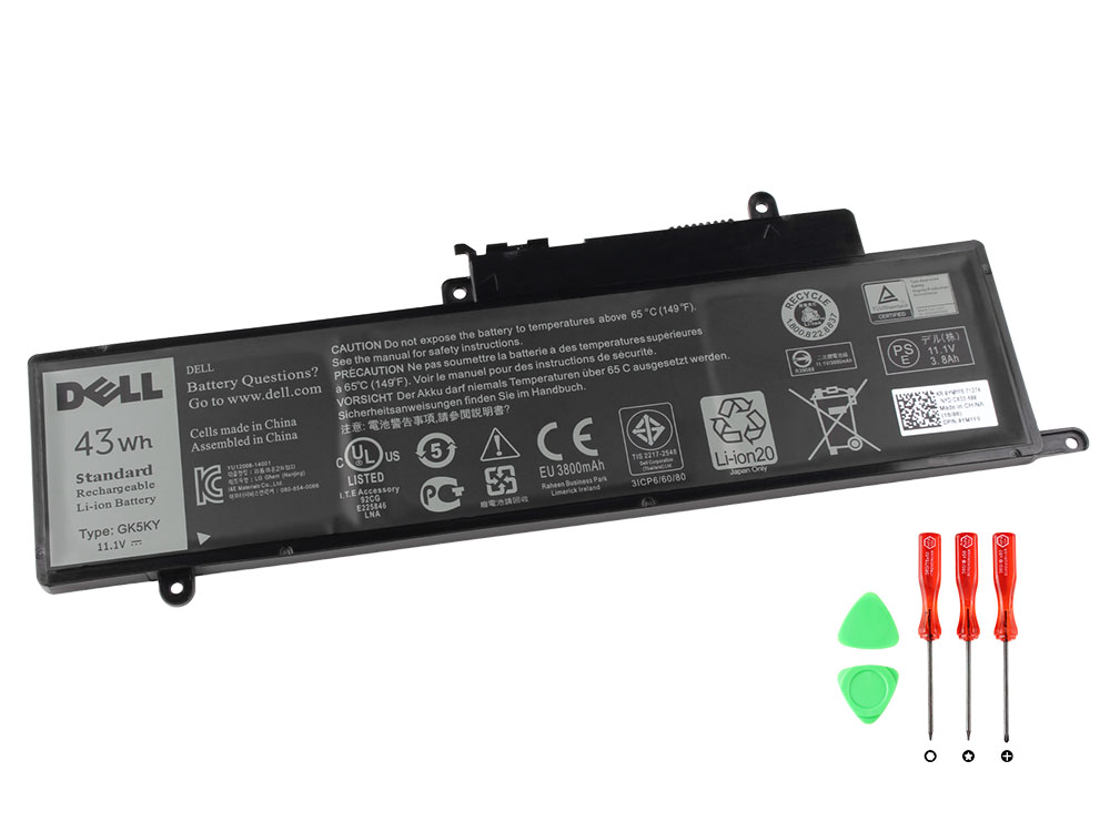 Original 43Wh Batterier Dell 04K8YH