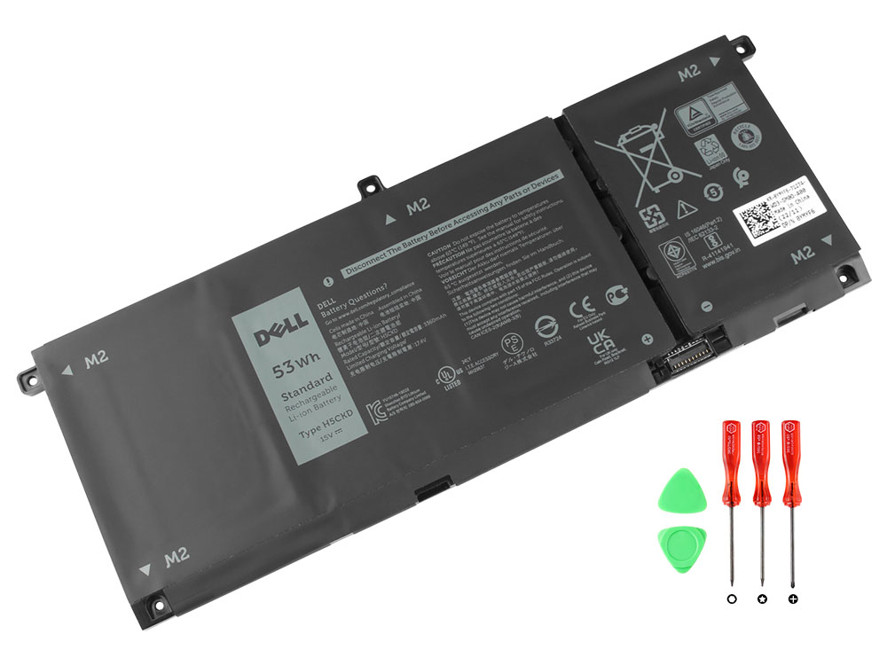 Original 3530mAh 53Wh Batterier Dell Inspiron 5508 P102F001