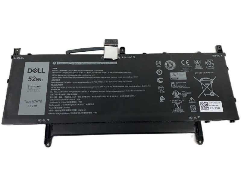 Original 6840mAh 52Wh Dell Latitude 15 (9510-16X54) Batterier