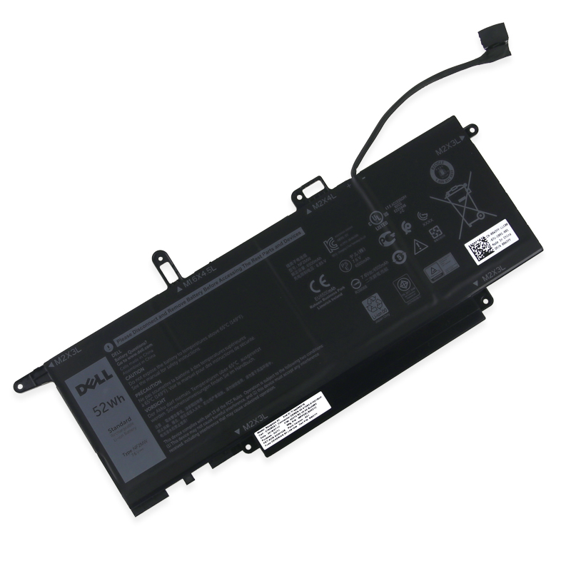Original 6840mAh 52Wh Batterier Dell NF2MW