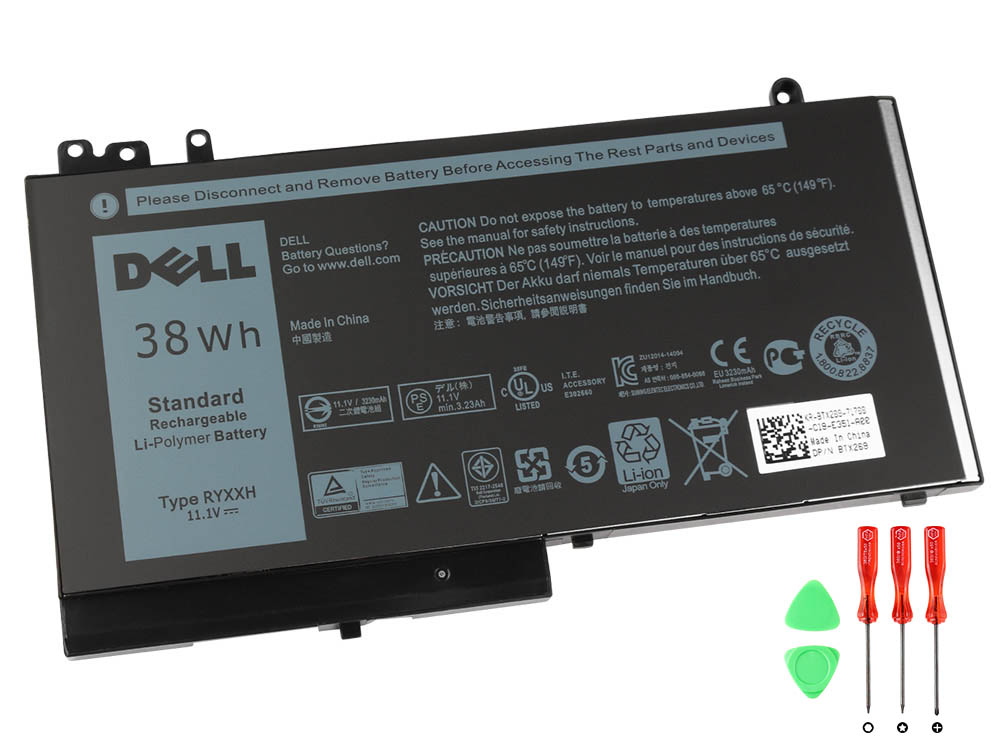 Original 38Wh Batterier Dell 451-BBUM