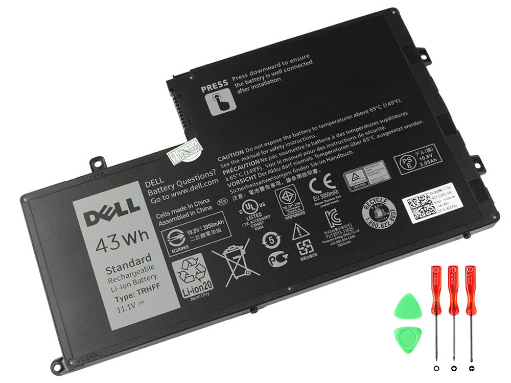 Original 43Wh 3800mAh Batterier Dell Inspiron 5445 P49G P49G002