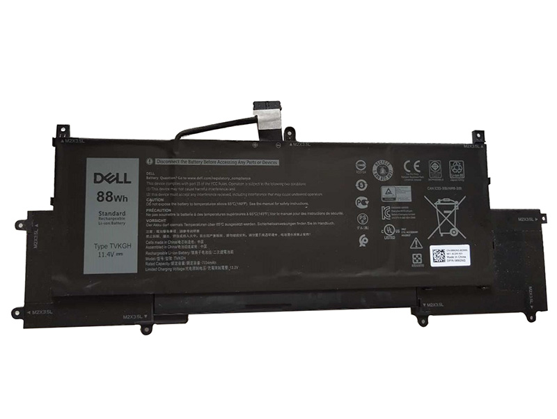 Original 7334mAh 88Wh Dell Latitude 15 (9510-16X54) Batterier