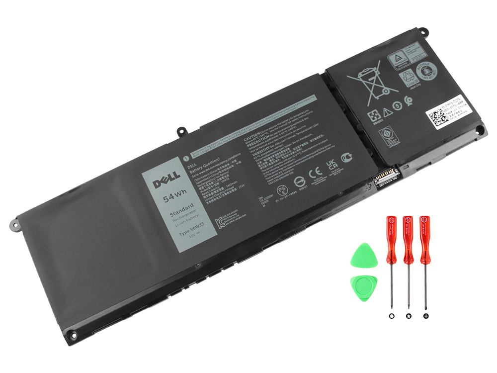 Dell 14 D14260 Batterier Original 3600mAh 54Wh