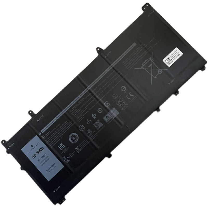 Original 6709mAh 80.5Wh Dell Alienware x14 (7G01T) Batterier