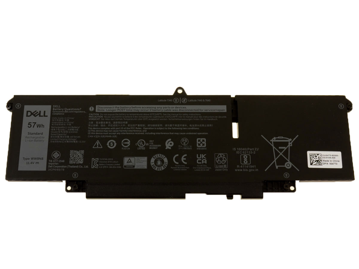 Original 4878mAh 57Wh Dell Latitude 13 (7340-MTFHJ) Batterier