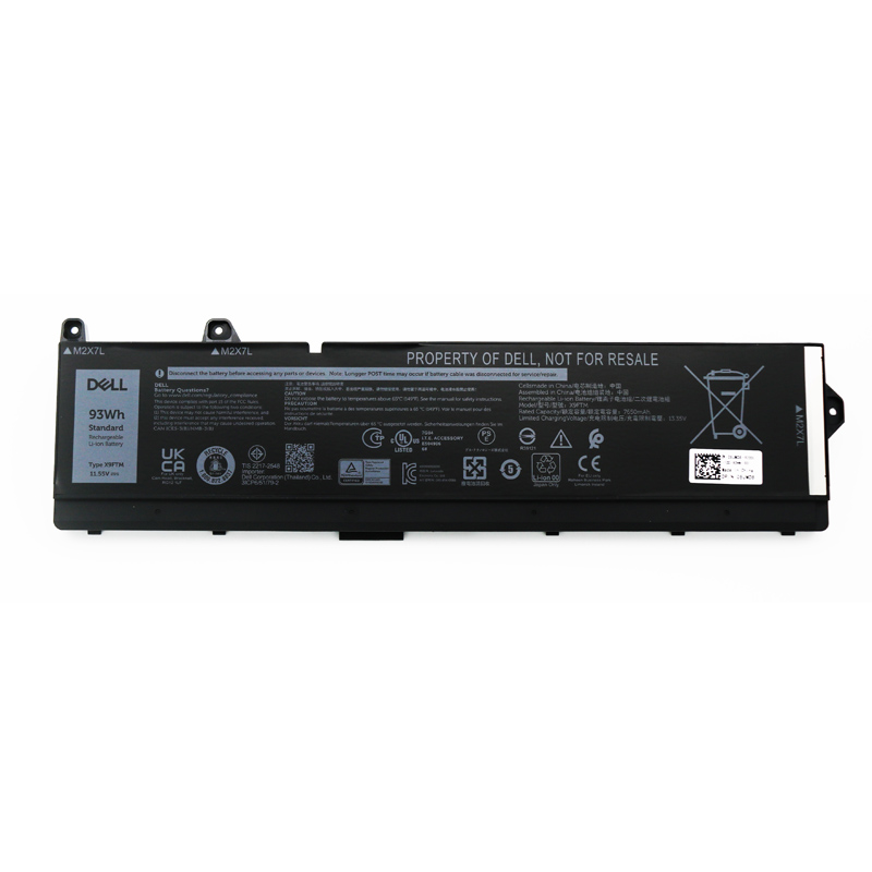 Original Batterier Dell 045N47 45N47 O45N47 7650mAh 93Wh