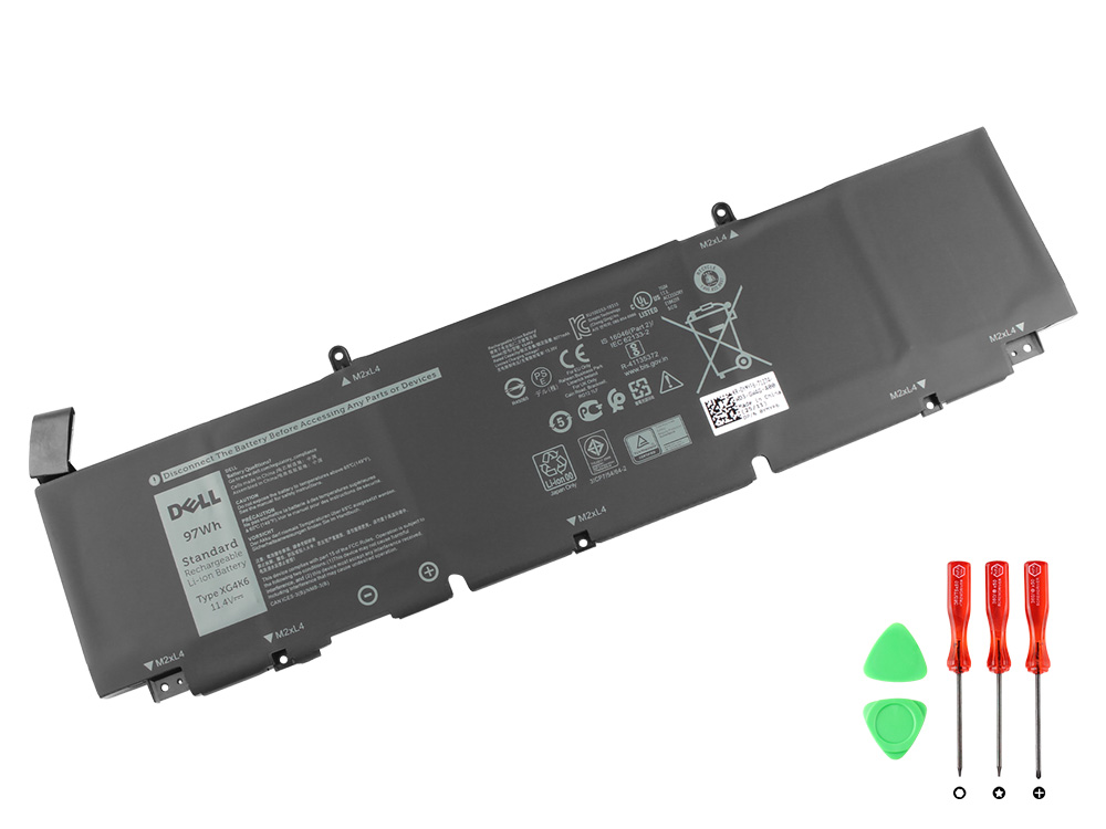Original 8071mAh 97Wh Batterier Dell 01RR3 F8CPG XG4K6