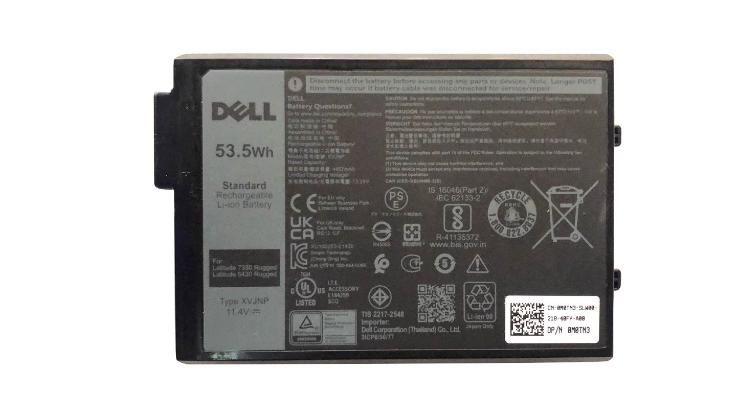 Original 4457mAh 53.5Wh Dell Latitude 13 Rugged Extreme (7330-XCTOL733013EMEA) Batterier