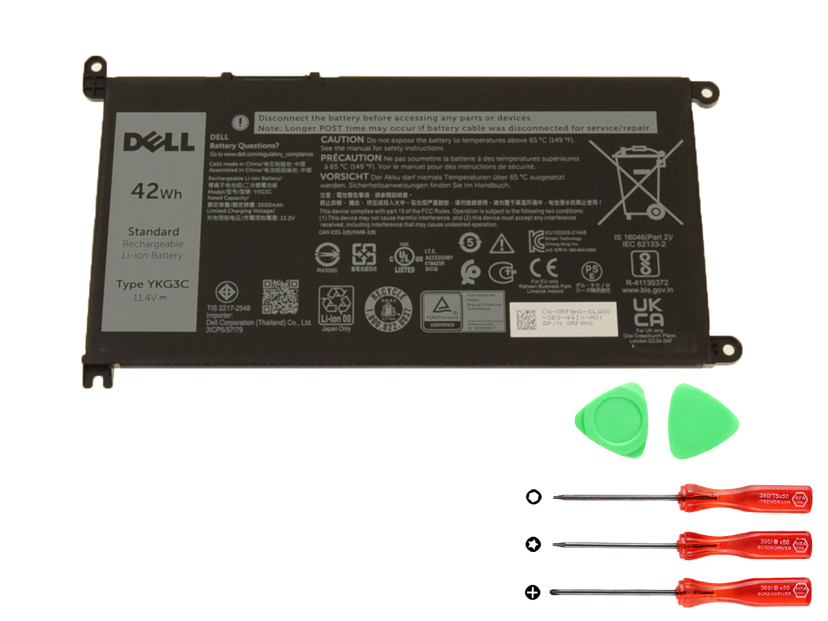 Dell Chromebook 3120 2-in-1 Batterier Original 3500mAh 42Wh