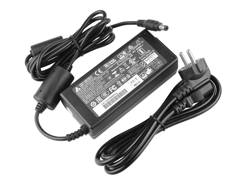 Original 12.0V 5.417A 65W Delta DPS-65VB LPS AC Adapter Laddare + Kabel