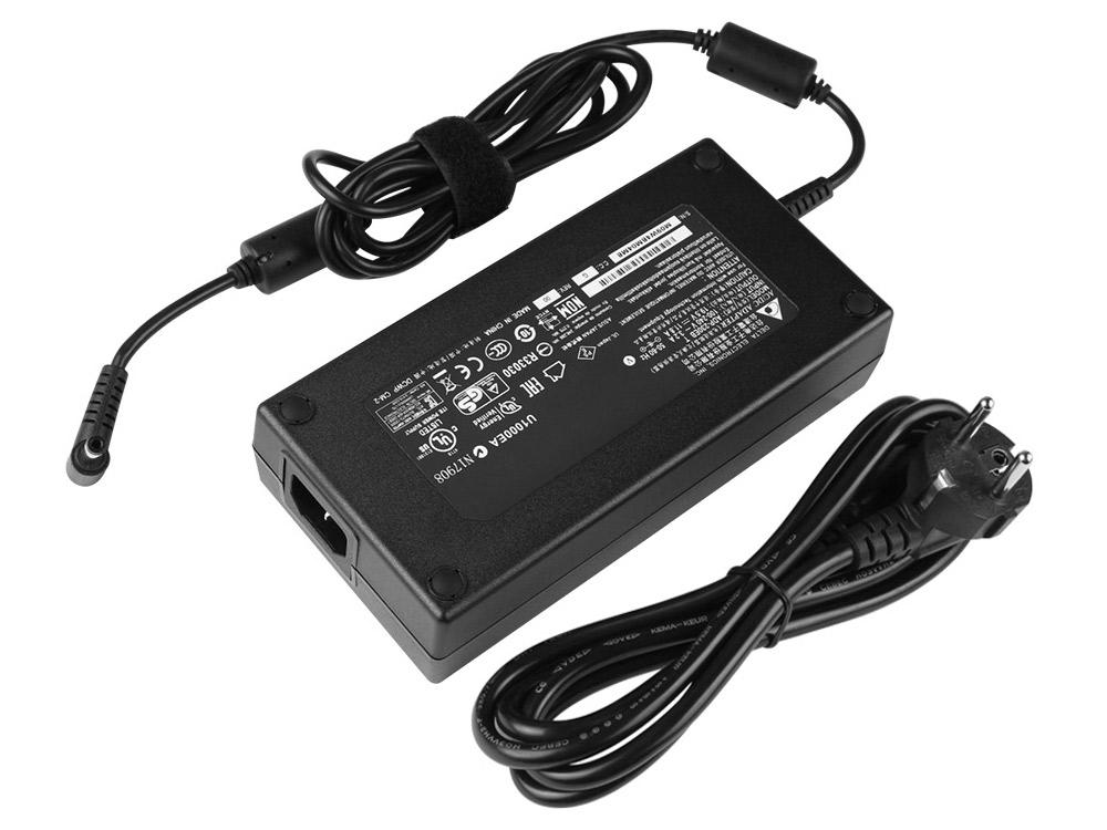 Corsair XENEON FLEX 45WQHD240 45-Inch OLED Laddare AC Adapter Original 230W + Kabel