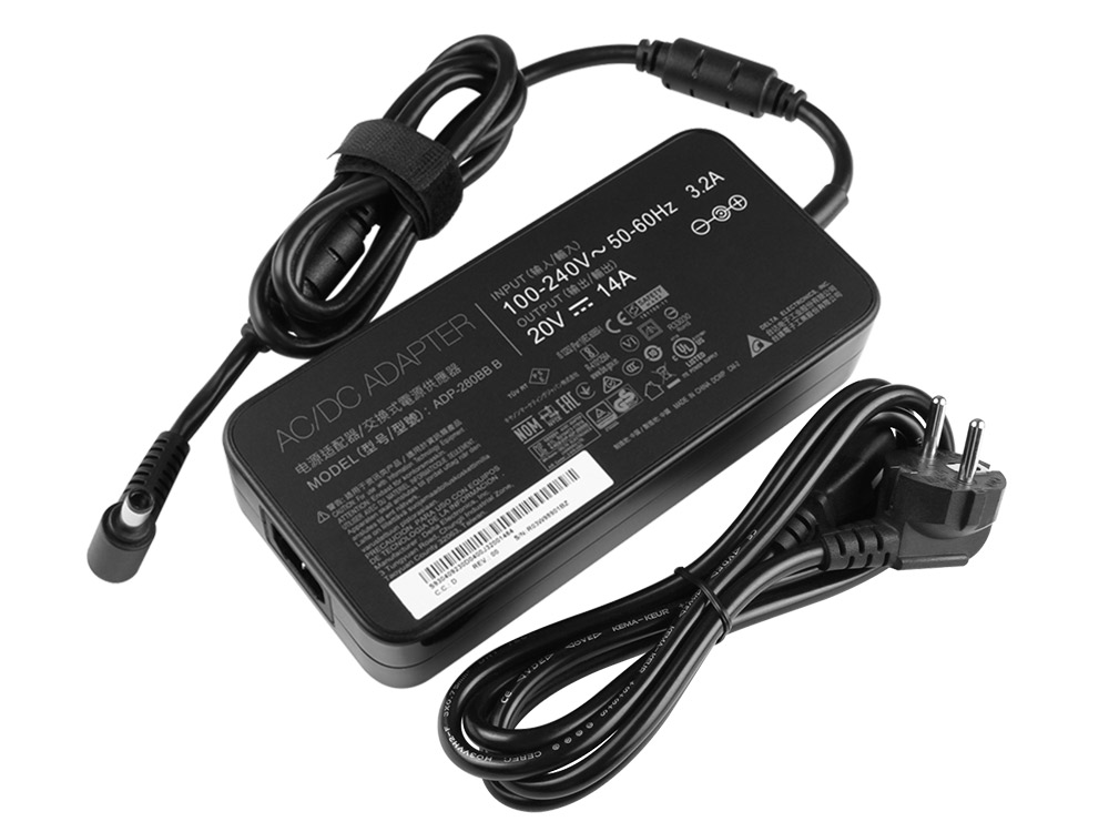 280W Laddare Fujitsu 34066271 AC Adapter + Kabel