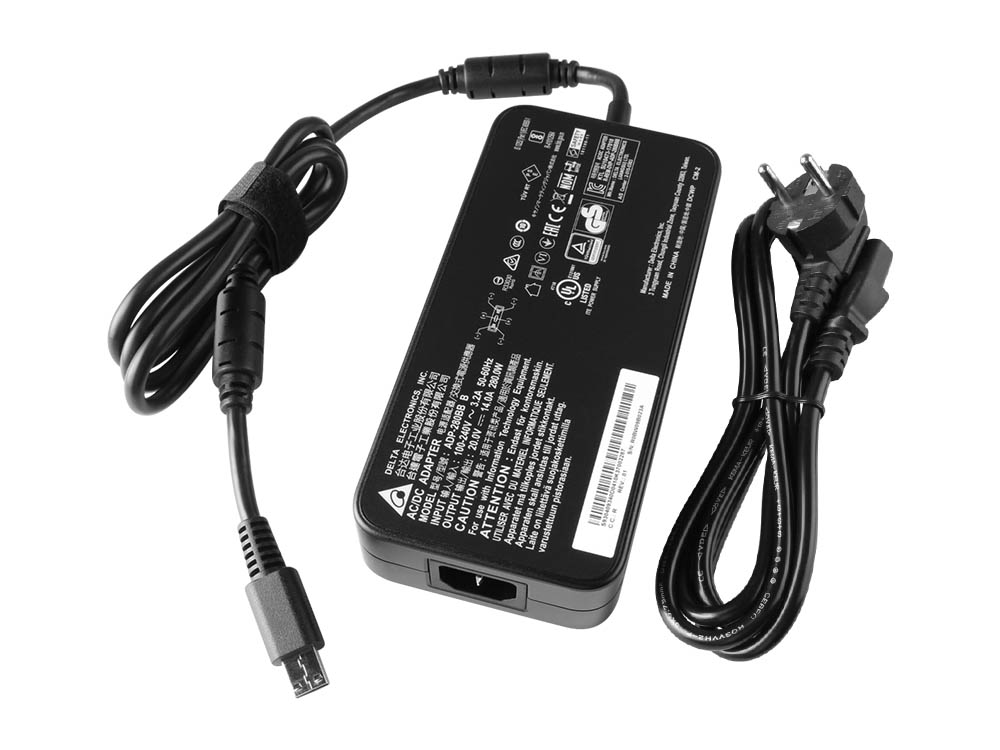 MSI GE76 Dragon Tiamat 11UG Laddare AC Adapter Original 280W + Kabel