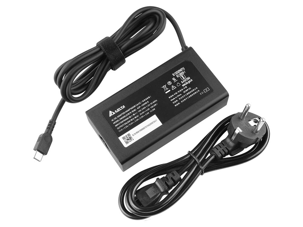 100W USB-C Laddare LG gram 14T90Q-G AC Adapter + Kabel