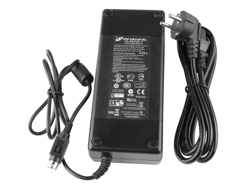 Original 120W Laddare FSP FSP120-AAB AC Adapter + Kabel