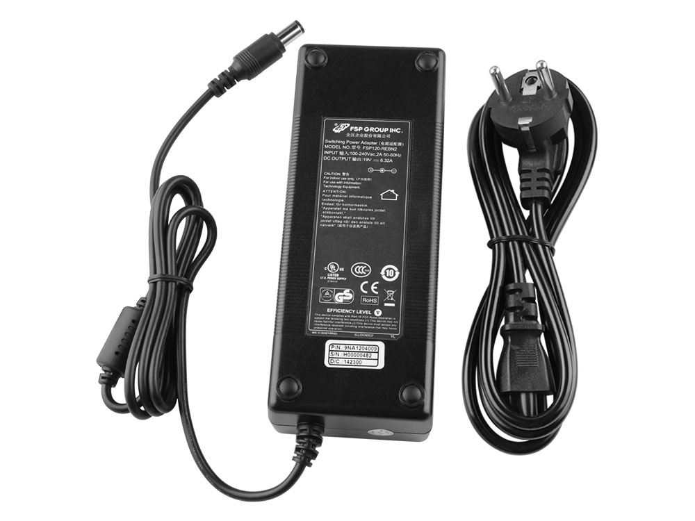 Original 120W Laddare AcBel ADC027 AC Adapter + Kabel