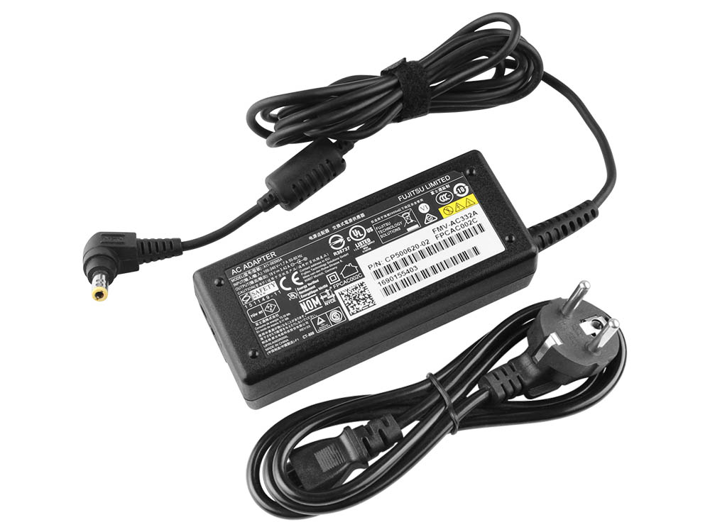 Original 65W Fujitsu 10601930491 10601627674 Laddare AC Adapter + Kabel