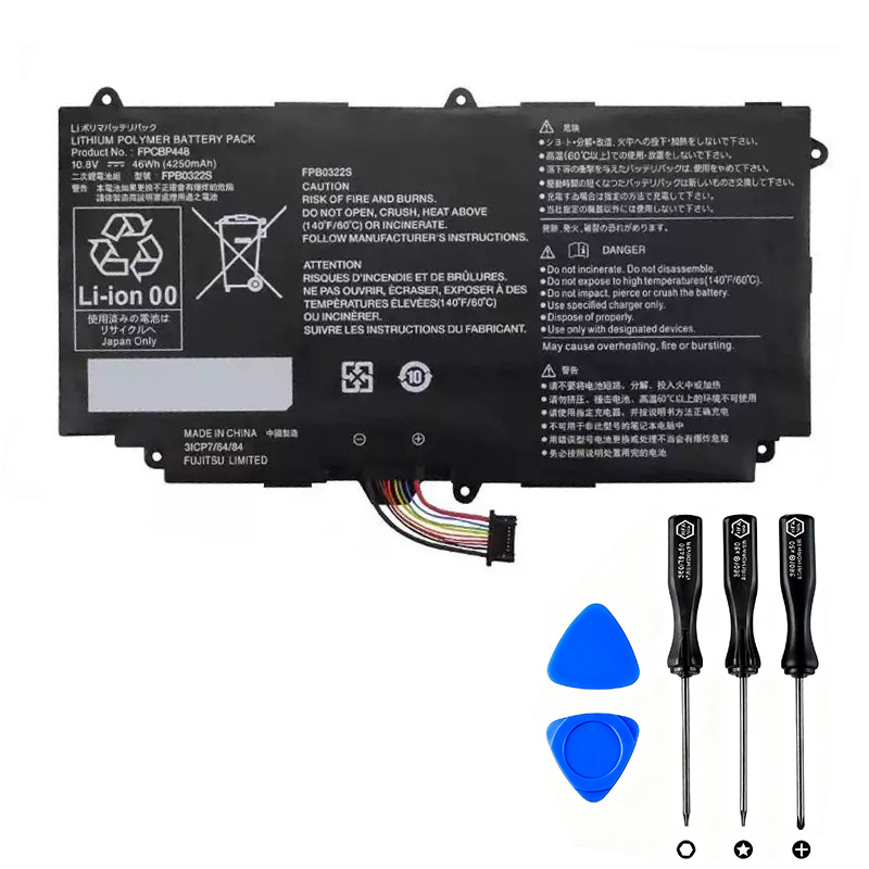 Batterier Fujitsu FPB0322S FPCBP448 4250mAh 46Wh