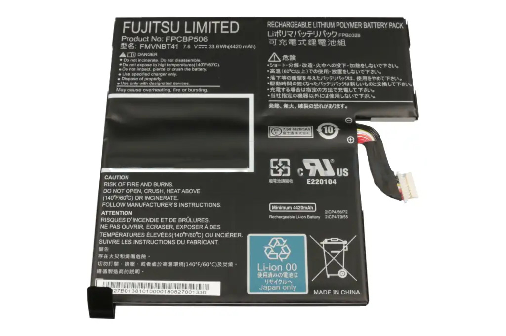Original Batterier Fujitsu CP815822 CP815822-XX 4420mAh 33.6Wh