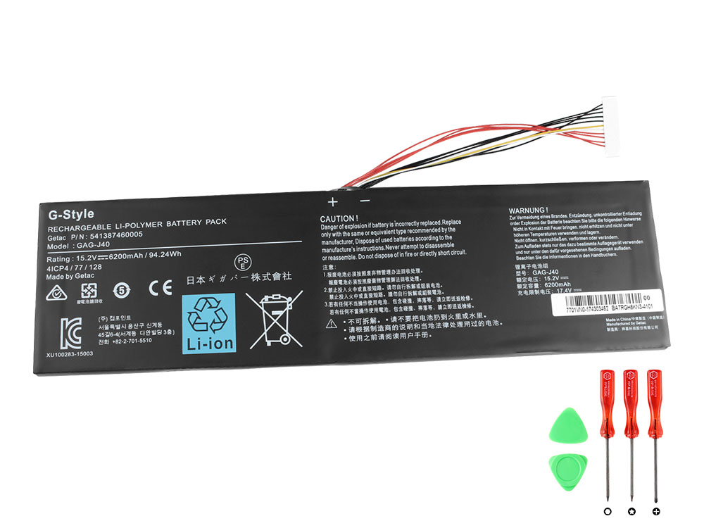 Batterier CameronSino CS-GTR147NB 6200mAh 94.24Wh
