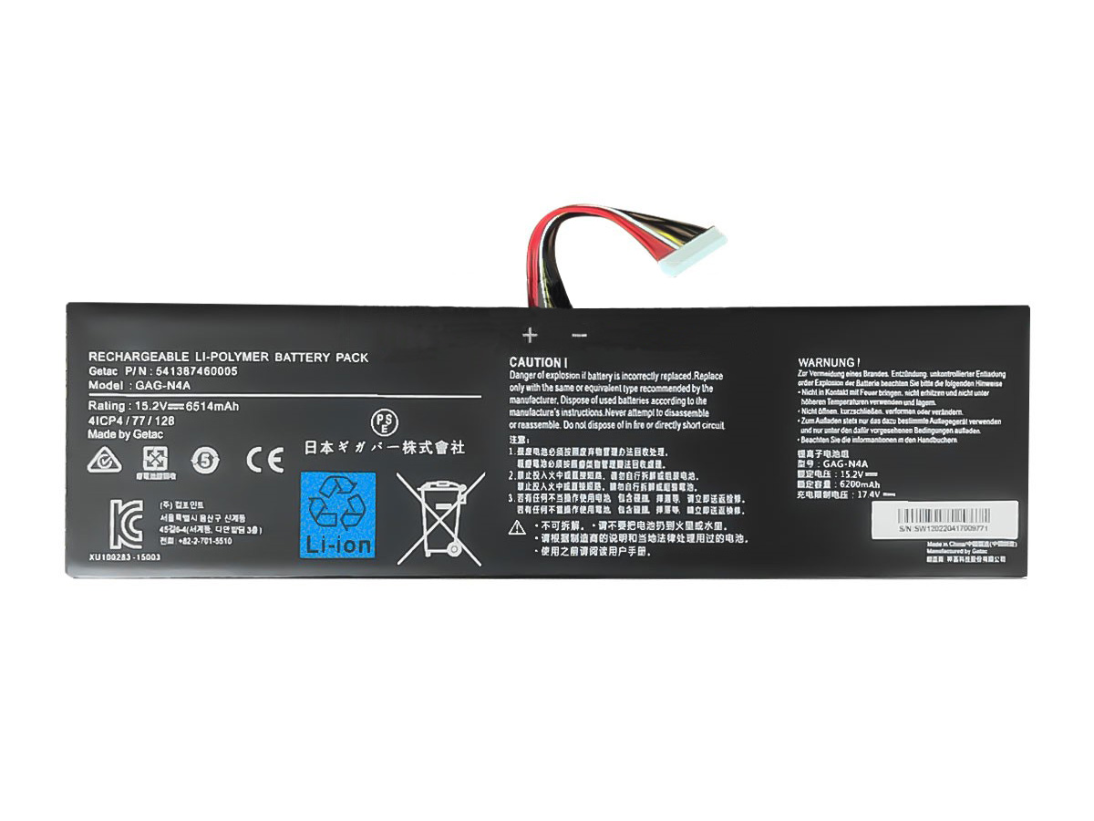 Gigabyte Aero 16 XE4 Batterier 6514mAh 99Wh