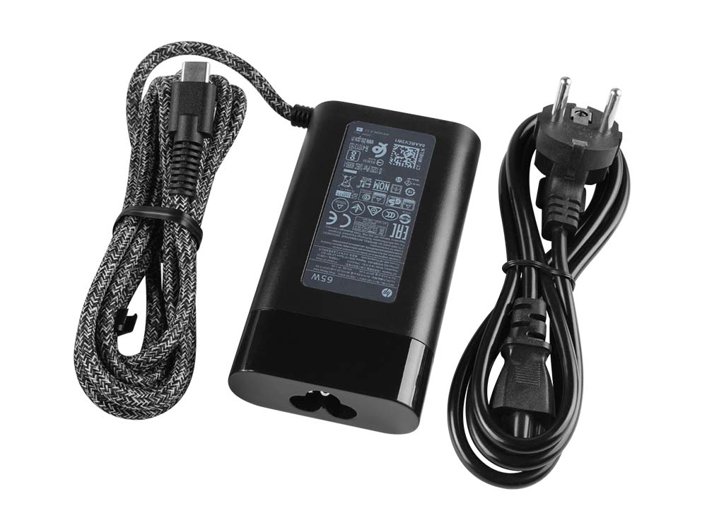 65W USB-C HP 828769-001 Adapter Laddare