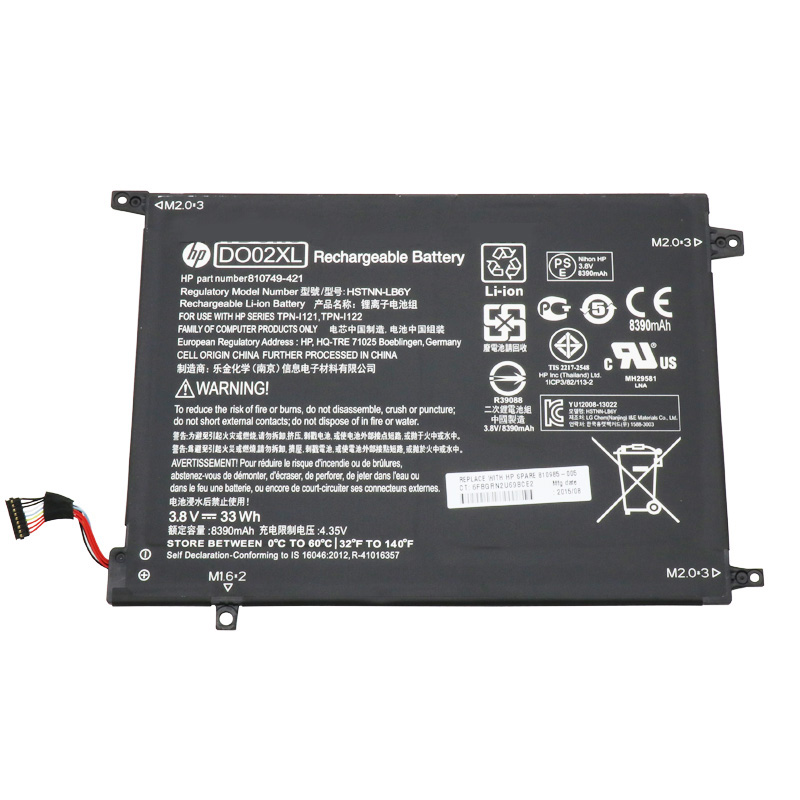 Original 8390mAh Batterier HP Pavilion x2 10-n000np