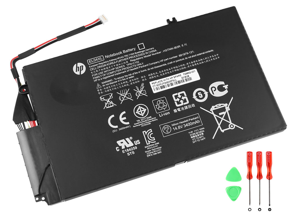 Batterier Original HP Envy 4-1000 52Whr
