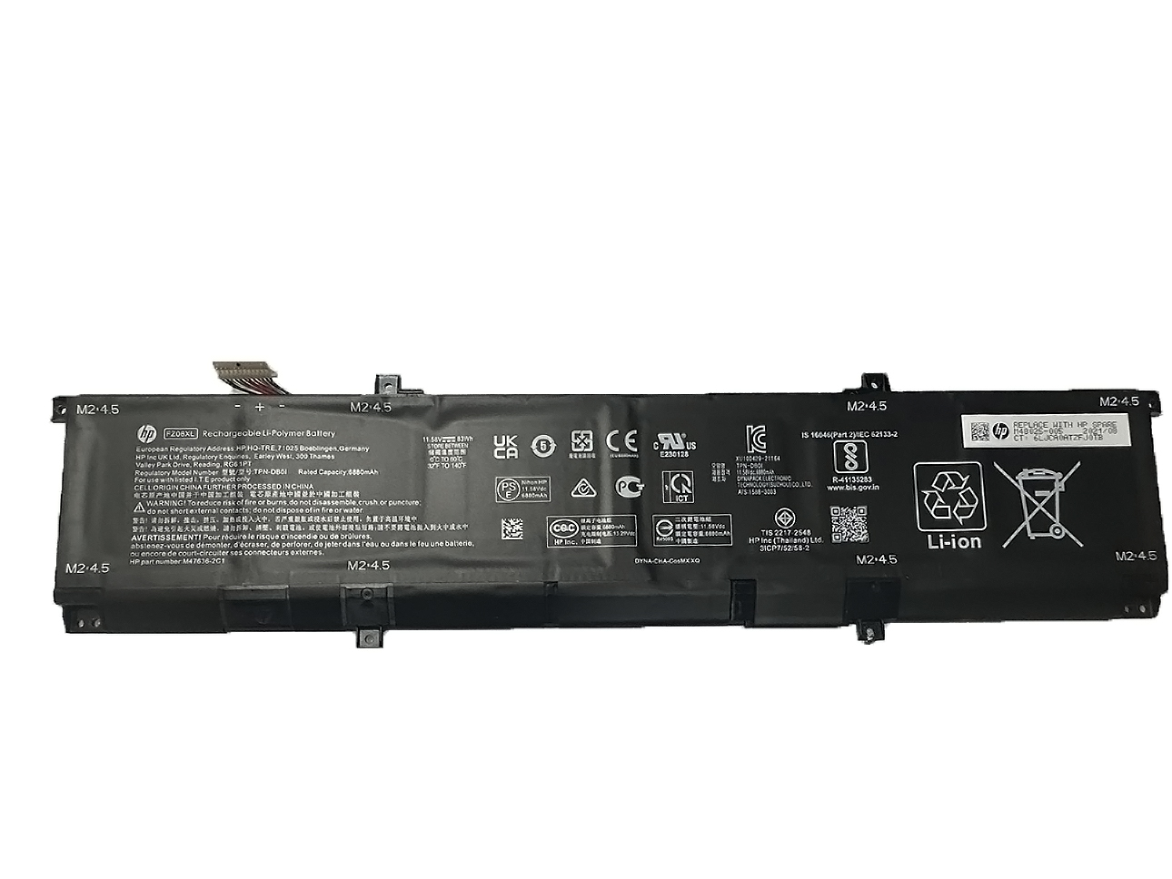 HP Envy 16-h1000ca Batterier Original 83Wh 6680mAh