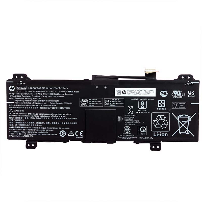 HP Chromebook 11A G8 EE Batterier Original 6000mAh 47.3Wh